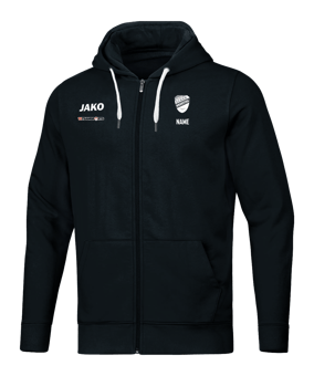 JAKO Base Kapuzenjacke Schwarz F08