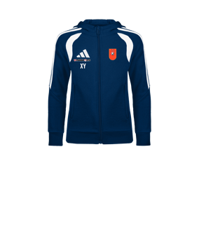 adidas Tiro 26 League Kapuzenjacke Kids Dunkelblau