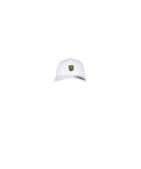 Merch 5 Panel Retro Trucker Cap Weiss | #logo4c