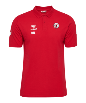 Hummel Go 2.0 Chevron Polo Rot F3062