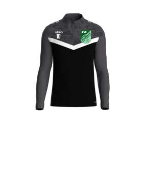 JAKO Iconic HalfZip Sweatshirt Kids Schwarz F801