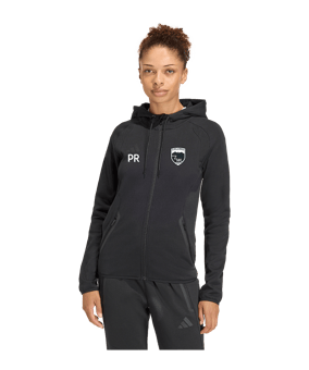 adidas Tiro Travel Hoody Damen Schwarz