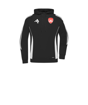 Sweat à capuche adidas Tiro 24 enfants noir blanc 