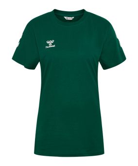 Hummel Go 2.0 Chevron T-Shirt Damen Grün F6140 - gruen