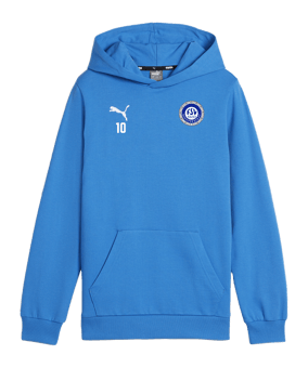 PUMA teamGOAL Casuals Hoody Kids Blau F02