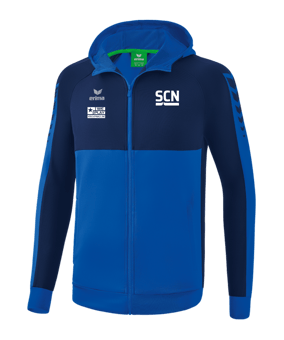 Erima SIX WINGS Kapuzenjacke Blau