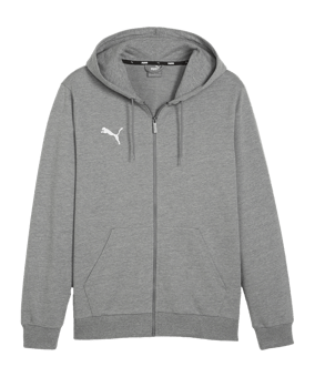 PUMA teamGOAL Casuals Kapuzenjacke Grau F33 - grau