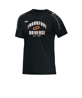 JAKO Classico T-Shirt Schwarz Weiss F08