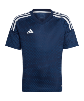 adidas Tiro 23 Trikot Kids Dunkelblau - blau