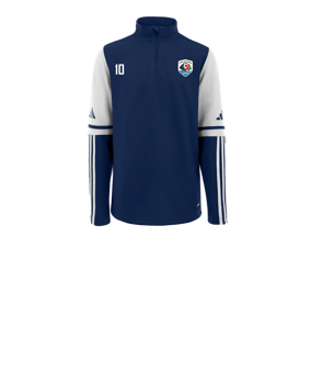 adidas Squadra 25 HalfZip Sweatshirt Enfants Bleu 