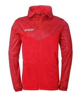 uhlsport Progessive 28 Kapuzenjacke Rot F60 - rot