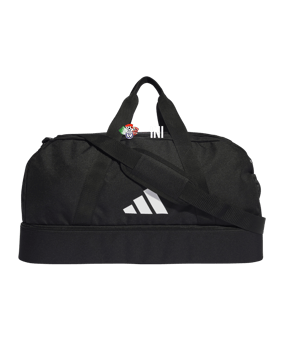adidas Tiro League Duffel Bag Gr. M Schwarz Weiss