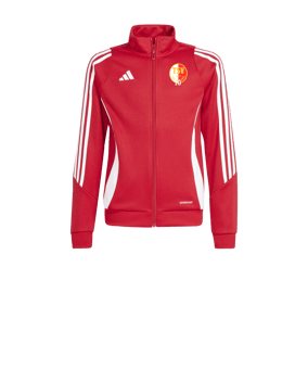 adidas Tiro 24 Trainingsjacke Kids Rot Weiss