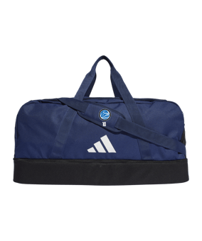 Sac de sport adidas Tiro League Duffel Bag Taille L, Bleu et Blanc