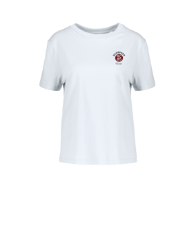 Merch Muser T-Shirt Women White | #brustlogo