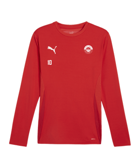 PUMA teamGOAL Trikot Langarm Rot Weiss F01