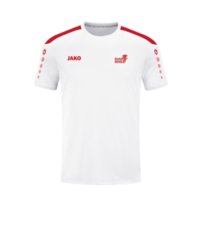 JAKO Power Trikot Weiss Rot F004