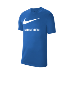 Nike Park 20 Swoosh T-Shirt Kids Blau Weiss F463
