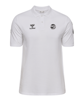 Hummel Go 2.0 Chevron Polo Weiß F9001
