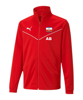 PUMA teamRISE Poly Trainingsjacke Kids Rot F01