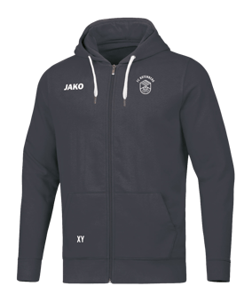 JAKO Base Kapuzenjacke Kids Grau F21