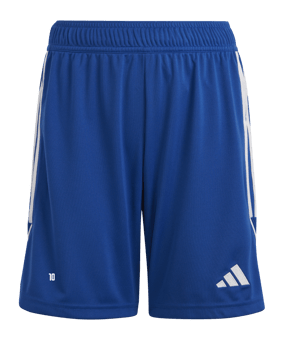 adidas Tiro 23 Short Kids Blau Weiss