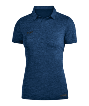 JAKO Premium Basics Poloshirt Damen Blau F49