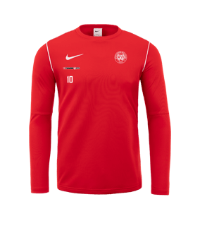 Nike Park 20 Sweatshirt Rot Weiss F657