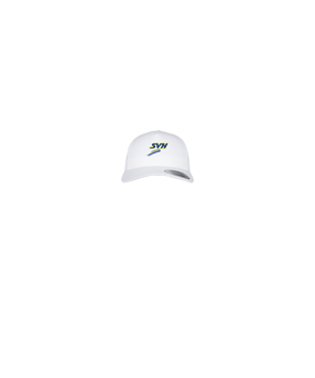 Merch 5 Panel Retro Trucker Cap Weiss | logo4c