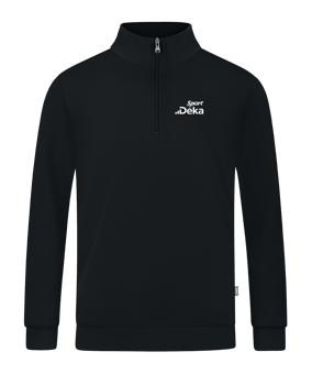 JAKO Organic Ziptop Schwarz F800