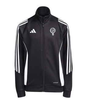 adidas Tiro 24 Trainingsjacke Kids Schwarz Weiss