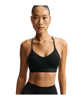 Nike Indy Light Support Sport-BH Damen Schwarz F10