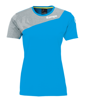 Kempa Core 2.0 Shirt Korte Mouw Dames Blauw F02 - blauw