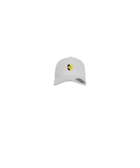 Merch 5 Panel Curved Cap Weiß