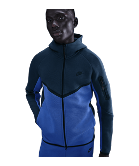 Nike Tech Fleece Kapuzenjacke Blau F438 - blau
