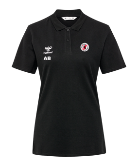 Hummel GO 2.0 Polo Damen Schwarz F2001