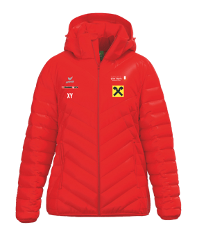 Erima CMPT Puffer Jacke Damen Rot