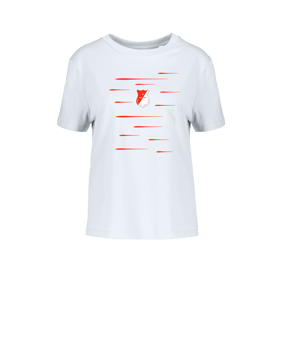 Merch Muser T-Shirt Women White | #lines
