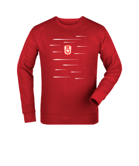 Merch Roller Sweatshirt Red | #lines