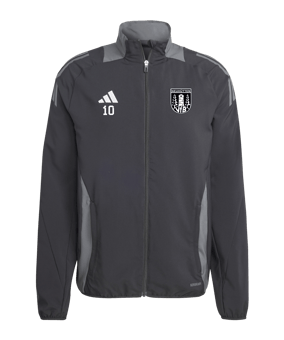 adidas Tiro 24 Competition Präsentationsjacke Schwarz Grau