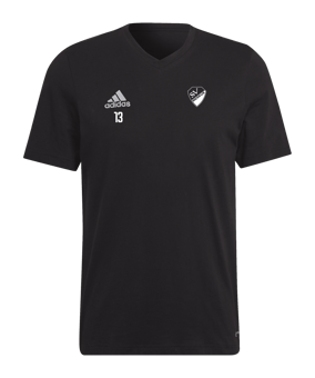 adidas Entrada 22 T-Shirt Schwarz