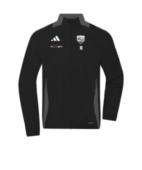 adidas Tiro 24 Competition Präsentationsjacke Schwarz Grau