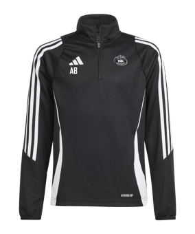 adidas Tiro 24 Trainingstop Kids Schwarz Weiss