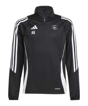 adidas Tiro 24 Trainingstop Kids Schwarz Weiss