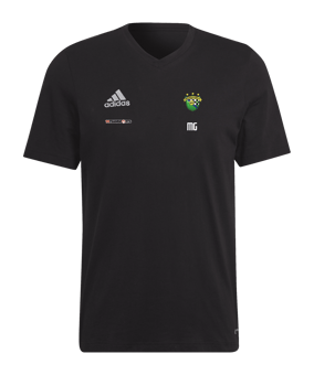 adidas Entrada 22 T-Shirt Schwarz