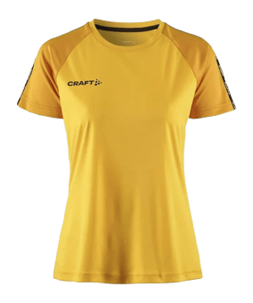 Craft Squad 2.0 Contrast Trikot Damen Gelb - gelb