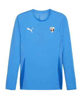 PUMA teamGOAL Maillot Manga larga Azul Blanco F02 