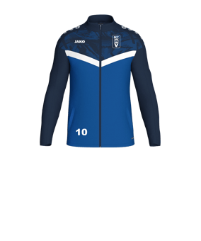 JAKO Iconic Polyesterjacke Kids Blau F403