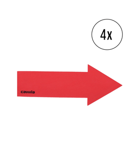 Cawila Marker-System Pfeil 36 x 9cm 4er Set Rot - rot