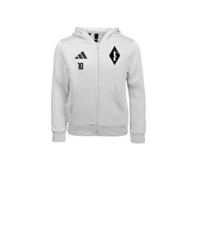 adidas Entrada 26 Kapuzenjacke Kids Weiß